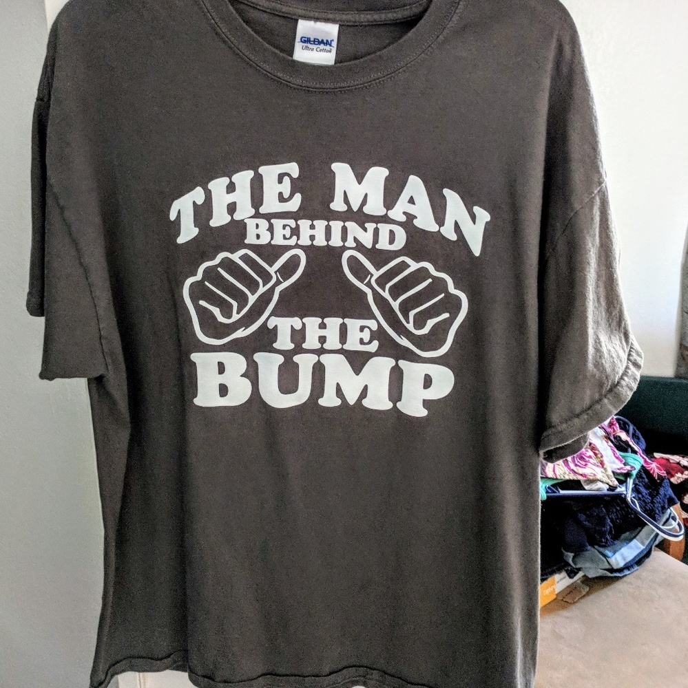 Baby shower mans shirt